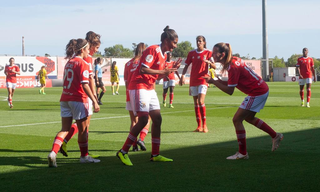 Benfica, futebol feminino. Foto: SLB