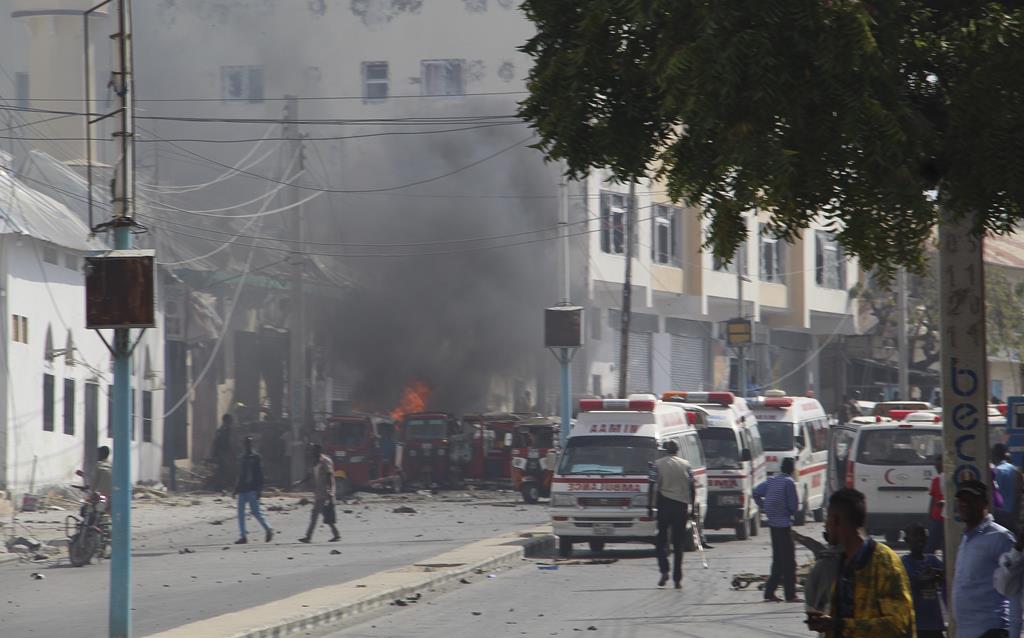 Carro bomba na Somália faz três mortos. Foto: Said Yusuf Warsame