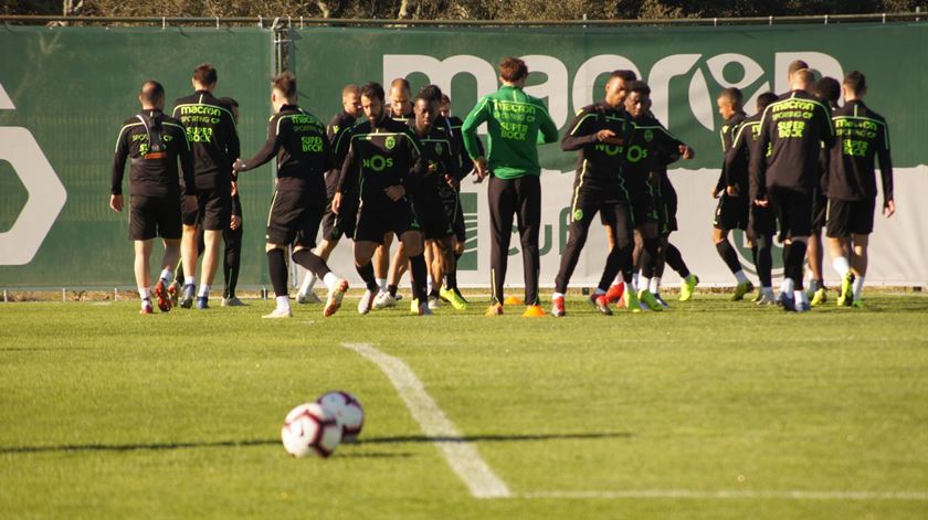 Sporting iniciou a preparação do jogo com o Nacional da Madeira. Foto: Sporting CP