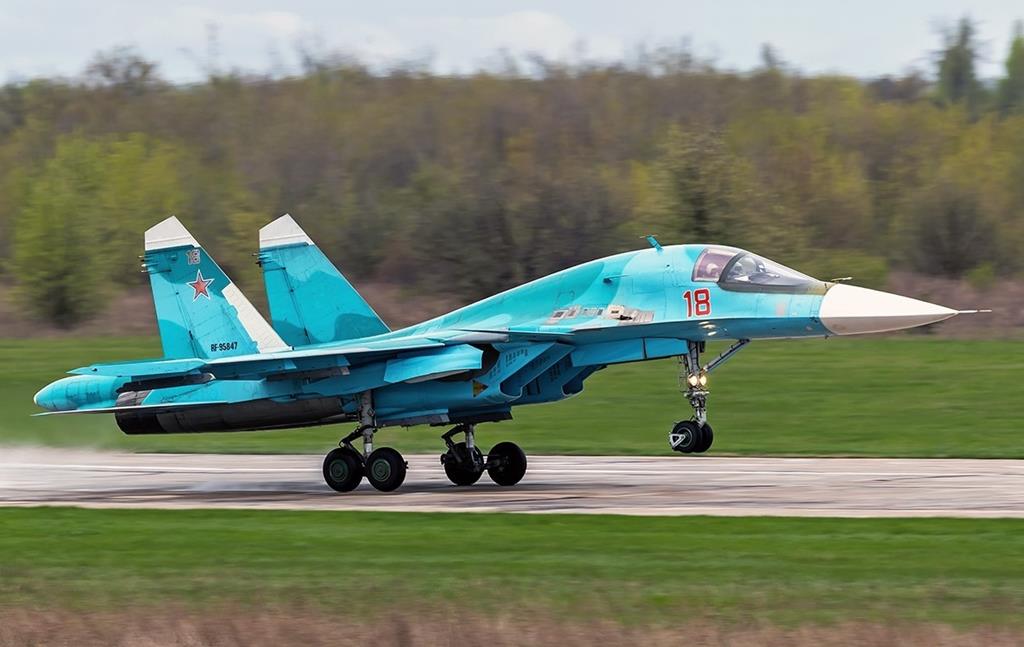 Imagem de avião militar russo. Foto: Dmitry Shirenin