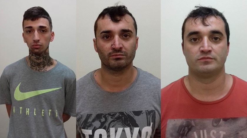 Os três homens foram detidos na sexta-feira, num parque de campismo em Gondomar. Foto: PSP