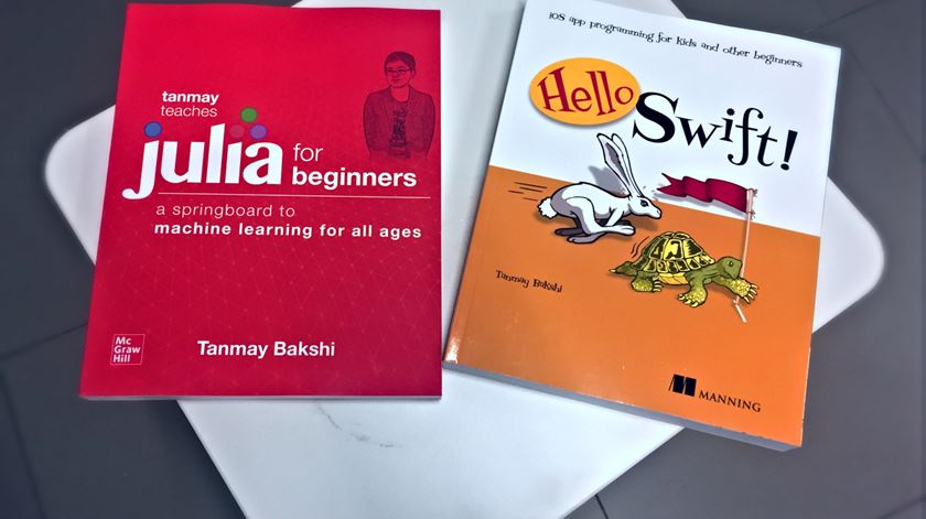 Aos 16 anos, Bakshi já tem dois livros publicados sobre programação e "machine learning"