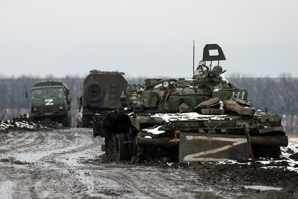 Tanque russo em Donetsk Foto: Sergei Bobylev/TASS via Reuters