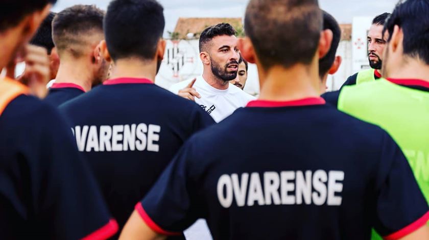 Tiago Leite anseia por poder voltar a treinar a sua equipa. Foto: AD Ovarense