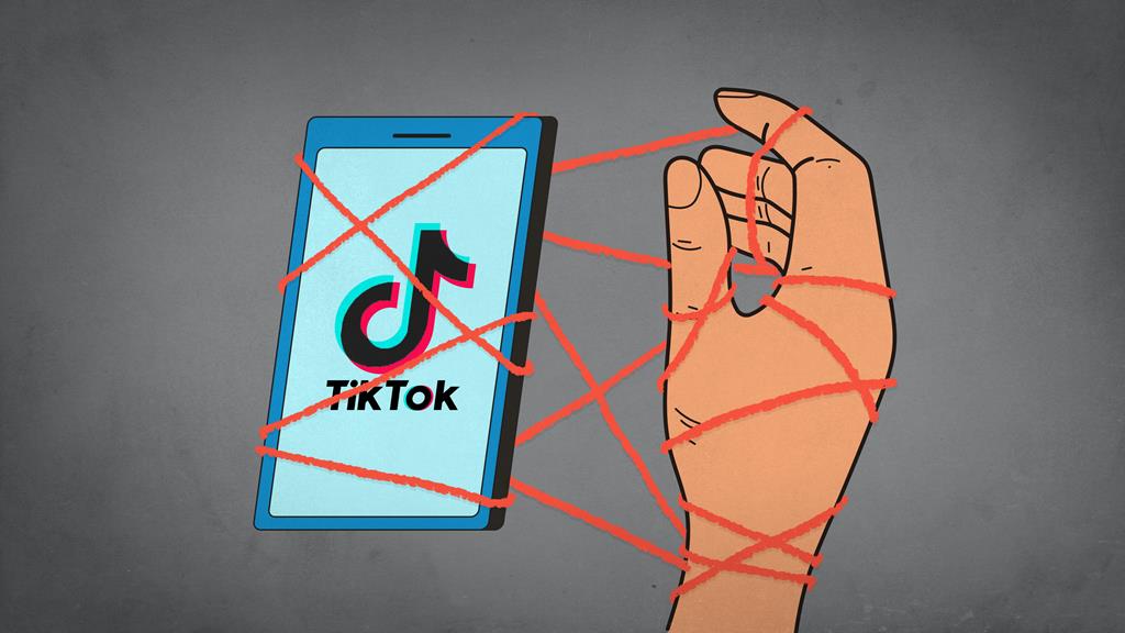 Moderadores de conteúdo no TikTok. “Acabamos por ser mercenários” Ilustração: Rodrigo Machado/RR