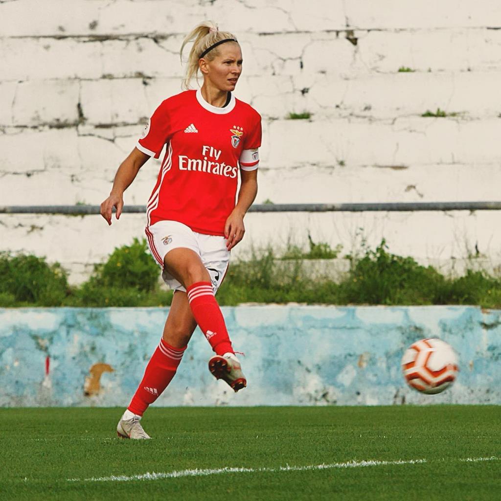 Tita foi duas vezes campeã nacional e representou a seleção em nove ocasiões. Foto: Benfica