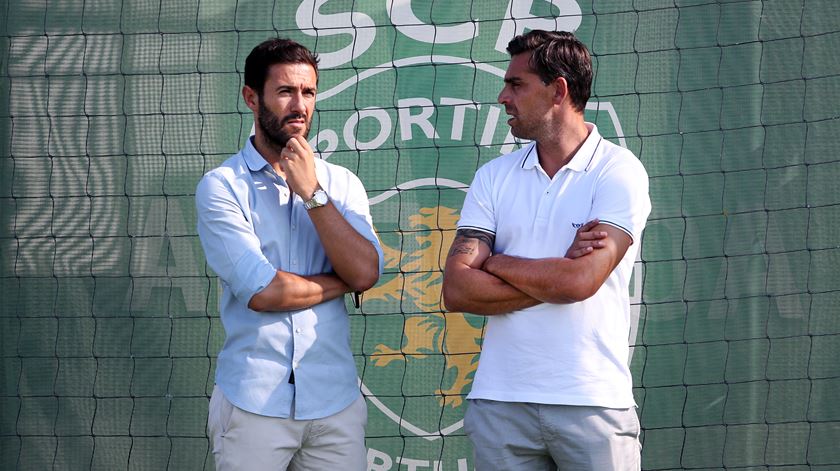  Hugo Viana e Beto. Foto: Sporting CP