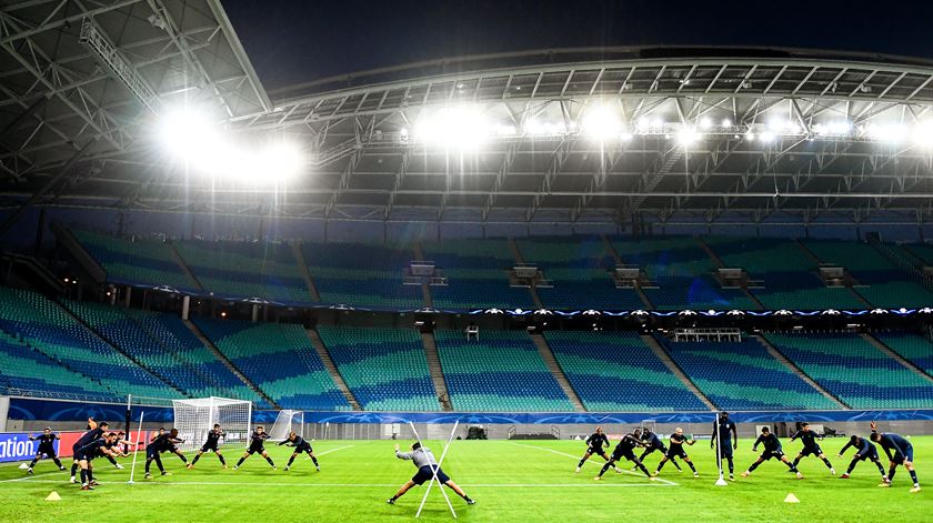Vê algumas semelhanças entre o RB Arena e o Estádio do Dragão? Foto: Filip Singer/EPA