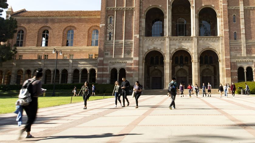UCLA, uma das universidades de quarentena. Foto: Etienne Laurent/EPA