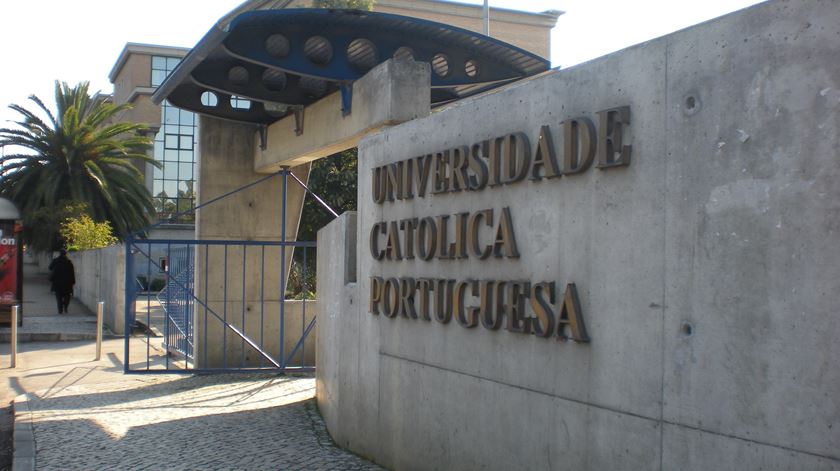 Entrada da Universidade Católica Portuguesa, em Lisboa. Foto: DR