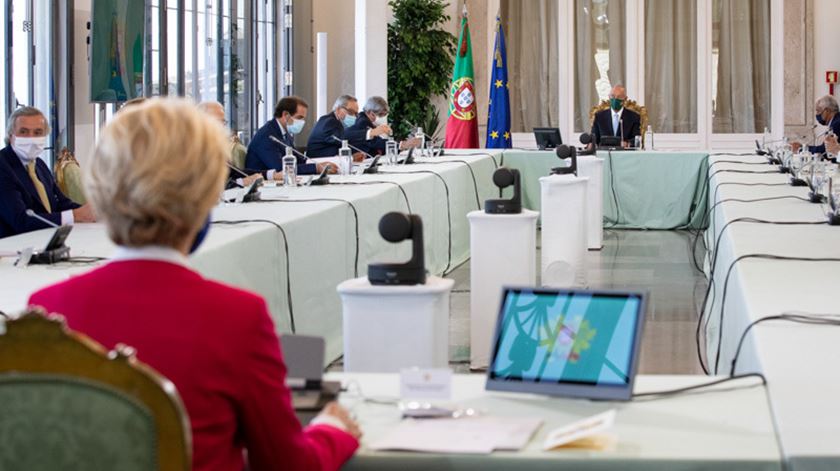 Conselho de Estado com Ursula Van der Leyen. Foto: Presidência da República