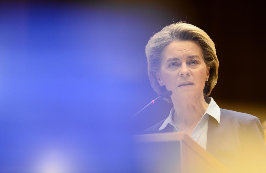 Presidente da Comissão Europeia, Ursula von der Leyen. Foto: Johanna Geron/EPA