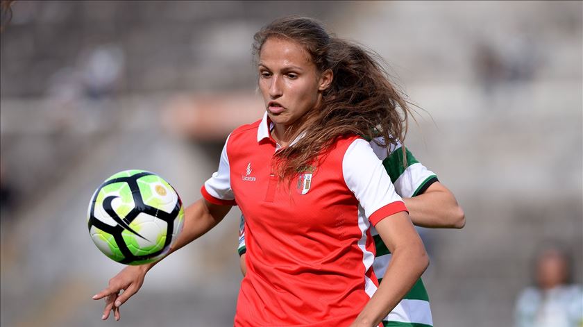 Vanessa Marques foi eleita a melhor jogadora do campeonato. Foto: SC Braga