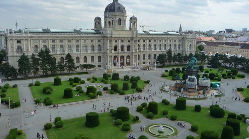 Praça central em Viena. Foto: Pxhere