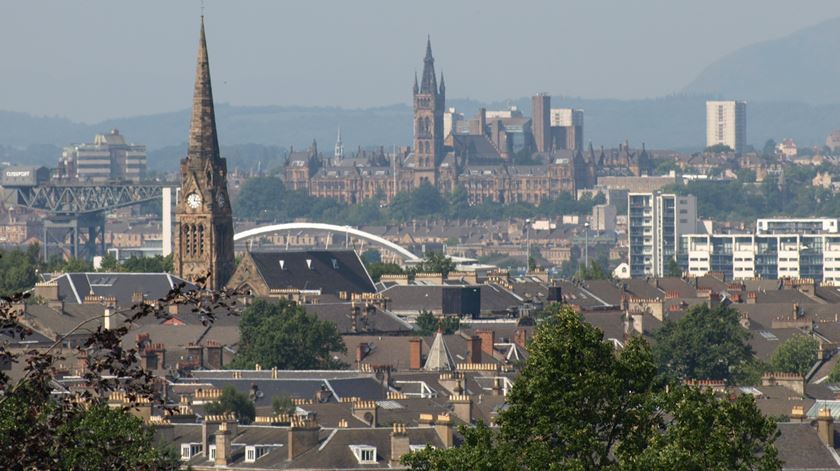 Vista sobre Glasgow. Foto: John Lindie/Wikipedia