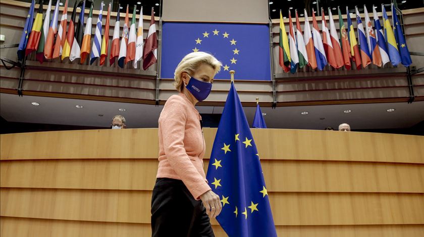 Ursula von der Leyen, presidente da Comissão Europeia. Foto: Olivier Hoslet/EPA