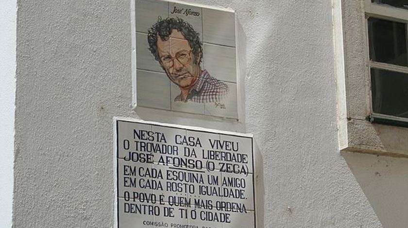 Casa onde Zeca Afonso viveu em Coimbra. Foto: DR