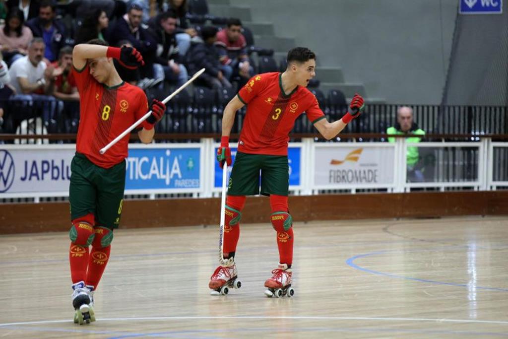 Selecção de Hóquei em Patins também venceu na segunda jornada do europeu  sub17 em Hóquei em Patins