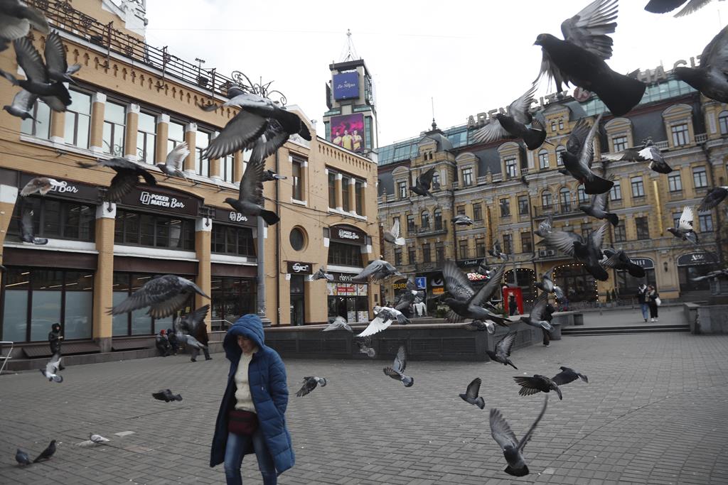 Centro de Kiev. Foto: Zurab Kurtsikidze/EPA